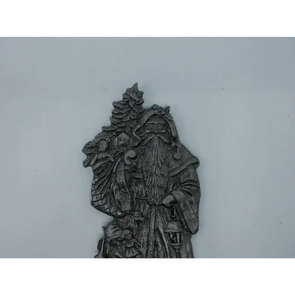 Metzke 1990s Santa Claus St Nicholas Pewter Factory Sample Unfinished Production